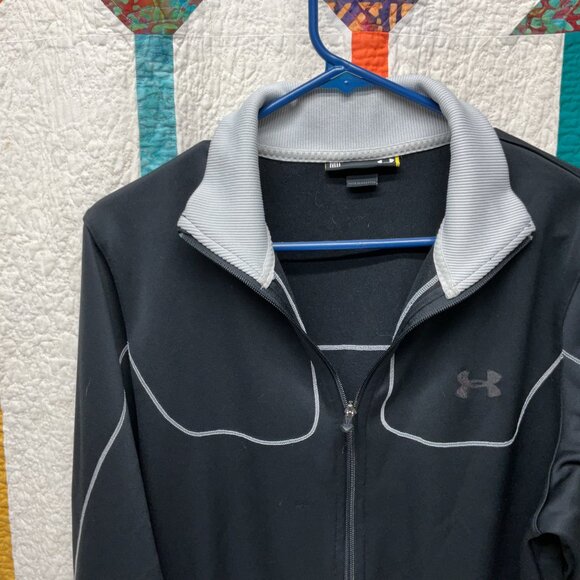 Under Armour Full Zip Jacket Size Medium Loose Fit - Picture 4 of 5